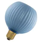 Osram Decor LED Lamp Blauw Glas LED E27 Globe Mat 3.5W 300lm - 827 Zeer Warm Wit | Vervangt 25W